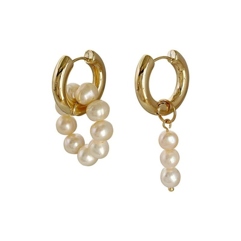 Metal Stainless Golden Round Ear clip Earrings For Women / Fashion Accessories